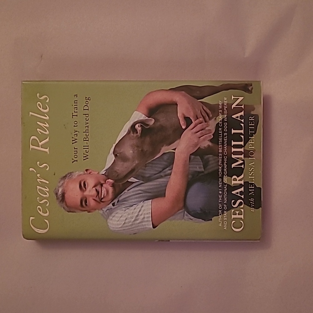 Cesar Millan "Cesar's rules" hardcover book